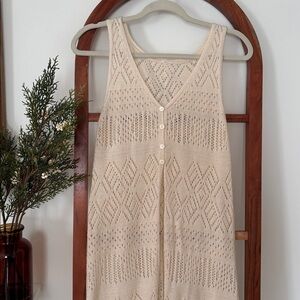 Knit maxi vest